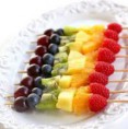 BROCHETAS DE FRUTAS